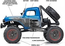 Load image into Gallery viewer, FMS RC Crwaler 1/24 Scale FCX24 Power Wagon RTR 4WD 2.4GHz 3CH Offroad RC Car Model Vehicle Hobby Grade Remote Control Car(Blue)
