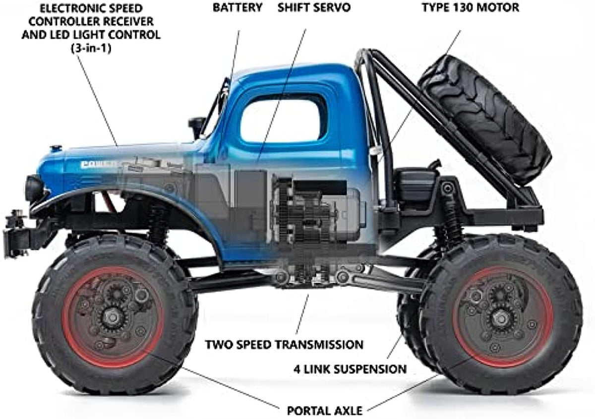 BEEZRC FMS RC Crwaler 1/24 Scale FCX24 Power Wagon RTR 4WD 2.4GHz 3CH ...
